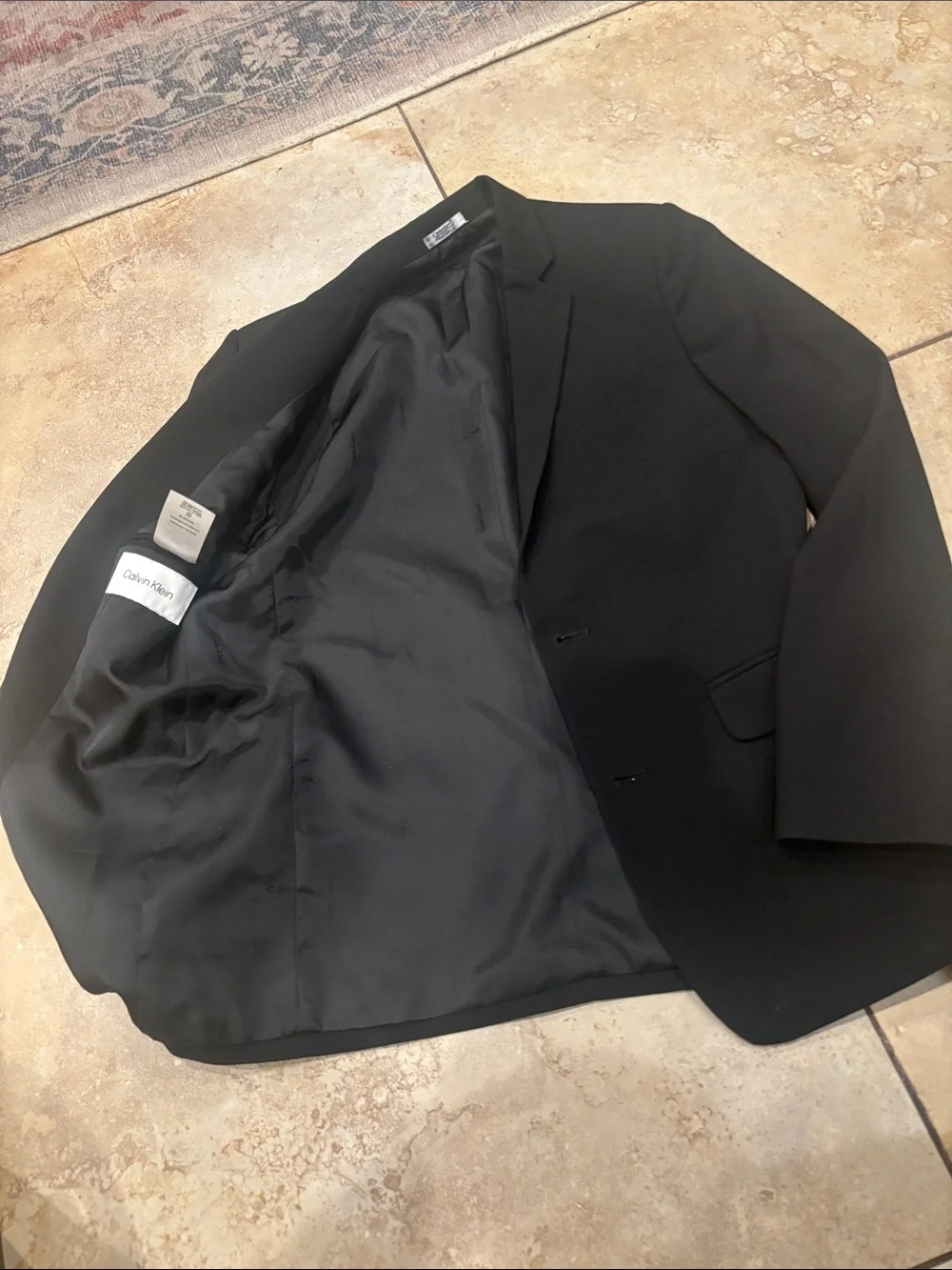 Calvin Klein kids Black Single-Breasted Blazer size 14